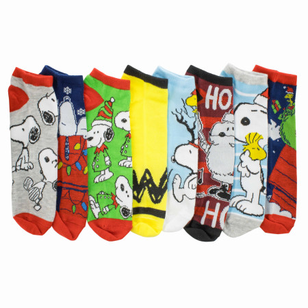 Peanuts Christmas Snoopy Men's Socks 12 Days of Giving Gift Box